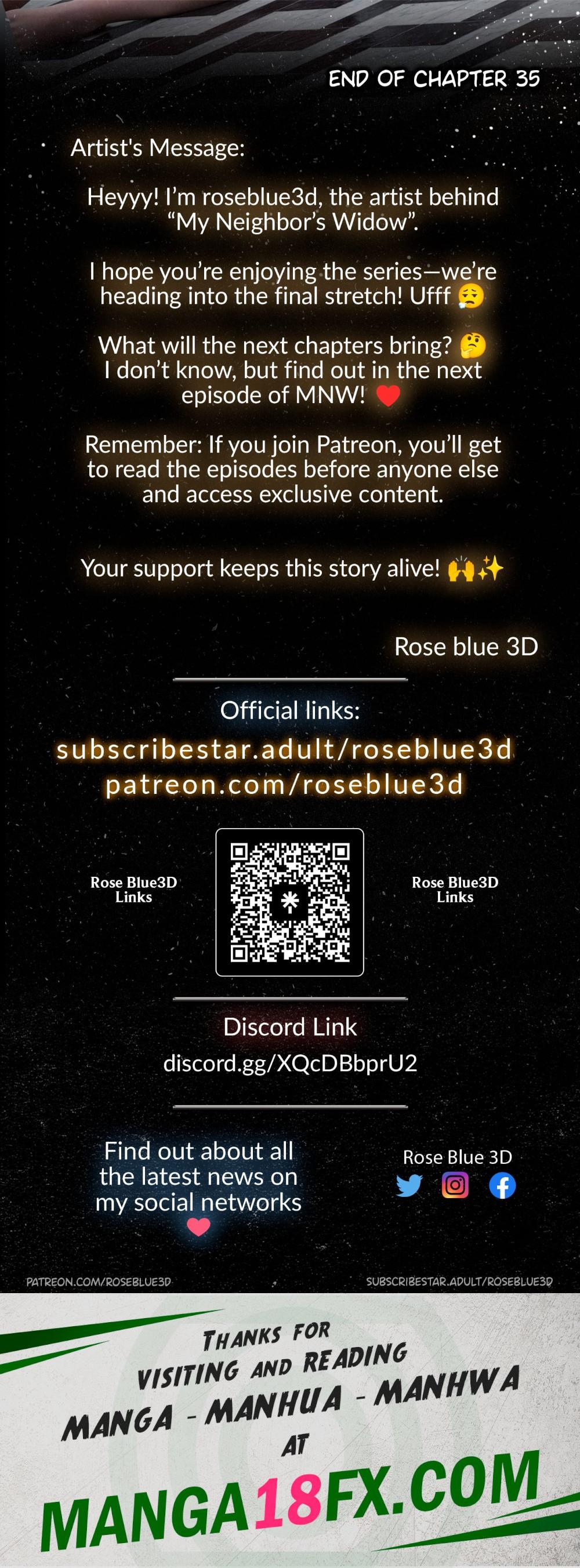 My Neighbor's Widow Raw - Chapter 35 Page 64