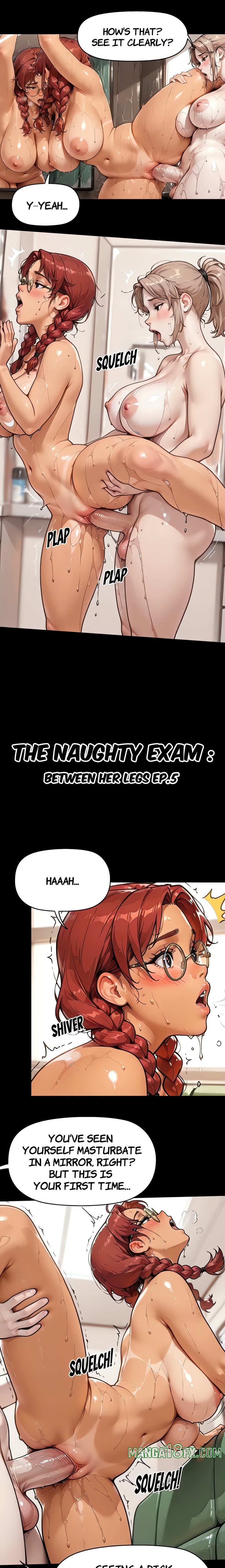 THE NAUGHTY EXAM꞉ Between Her Legs (Uncensored) - Chapter 5 Page 1