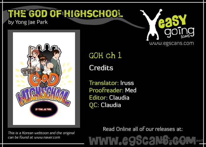The God of High School - Chapter 1 Page 2