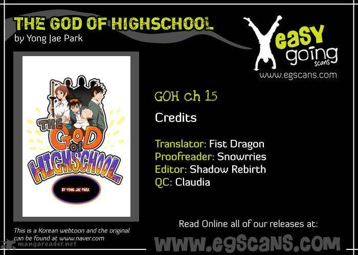 The God of High School - Chapter 15 Page 1