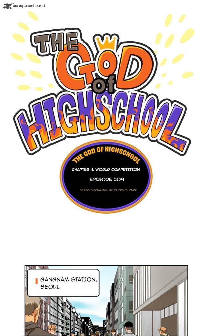 The God of High School - Chapter 209 Page 1