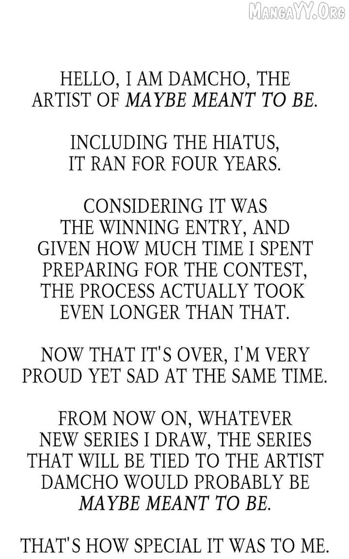 Maybe Meant to Be - Chapter 132.5 Page 5