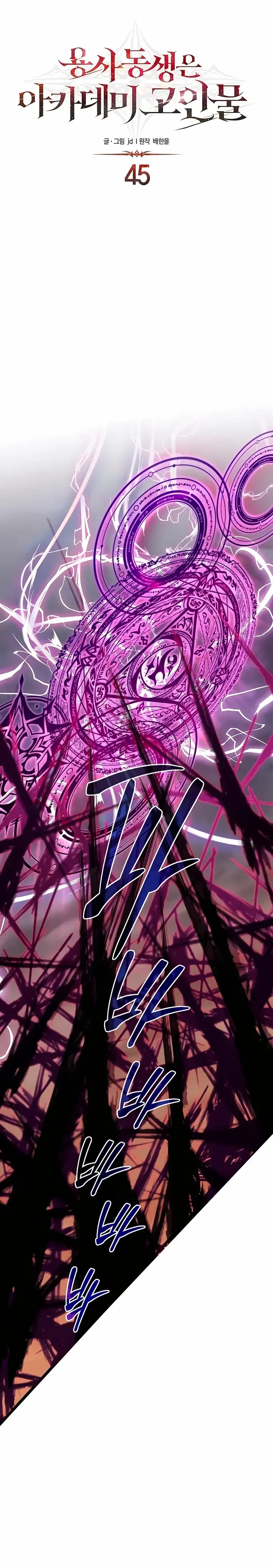 The Hero’s Younger Brother Is a Deceased Person in the Academy - Chapter 45 Page 1