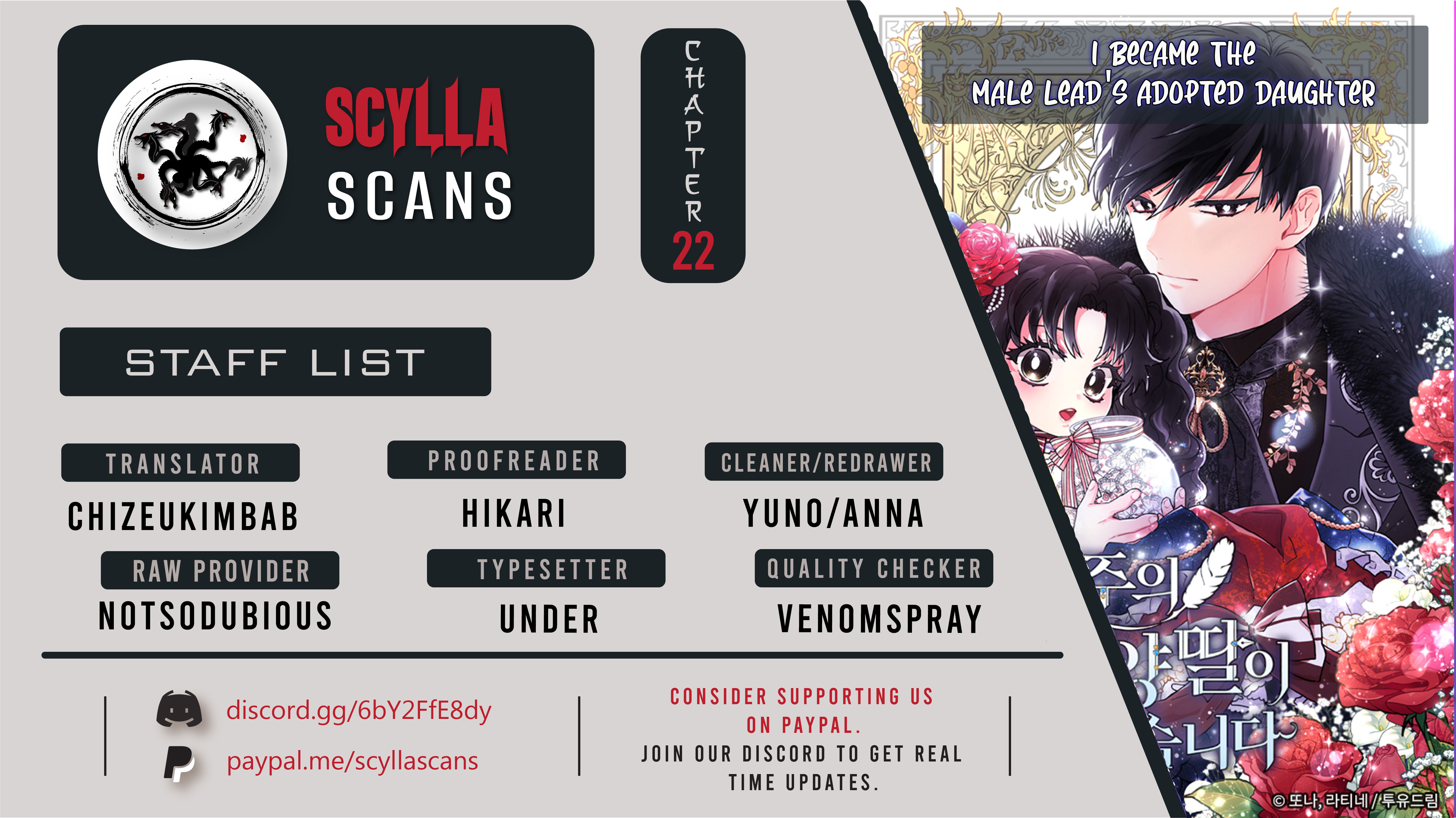 I Became The Male Lead’S Adopted Daughter - Chapter 22 Page 1