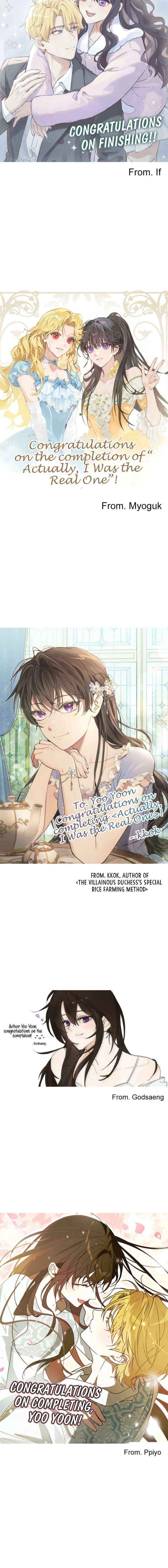 Actually, I Was the Real One - Chapter 160.1 Page 7