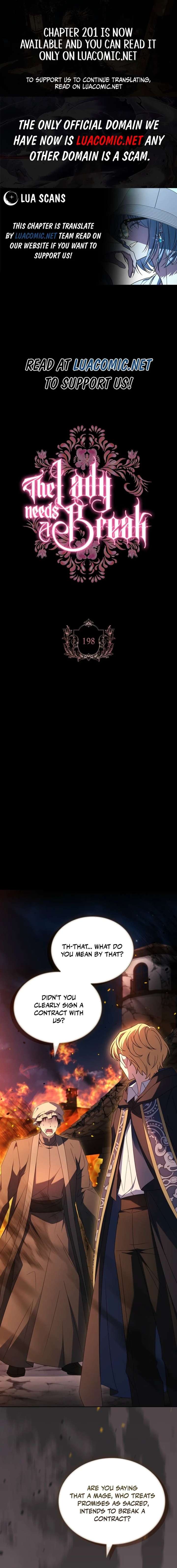 The Lady Wants to Rest - Chapter 198 Page 1