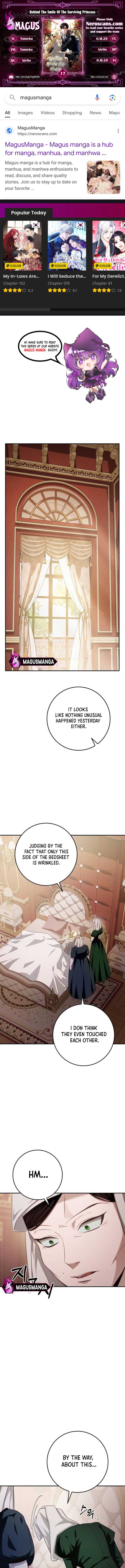 Beneath the Surviving Princess Joyful Facade - Chapter 17 Page 1