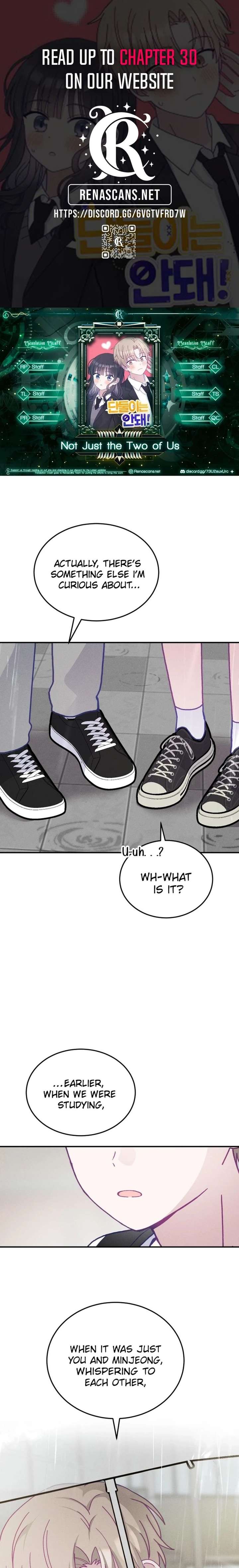 Not Just the Two of Us - Chapter 22 Page 1