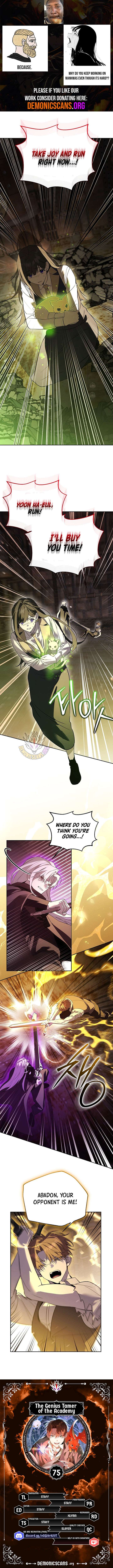 The Genius Tamer of the Academy - Chapter 75 Page 1