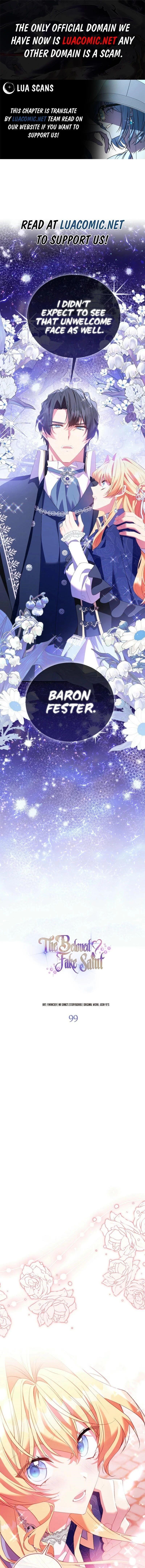 I'm a Fake Saintess but the Gods are Obsessed - Chapter 99 Page 1