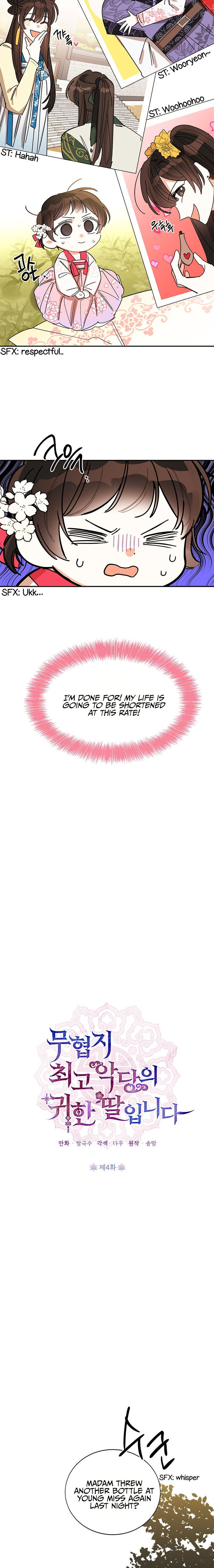 I Am the Precious Daughter of the Greatest Villain in the Fantasy World - Chapter 4 Page 4