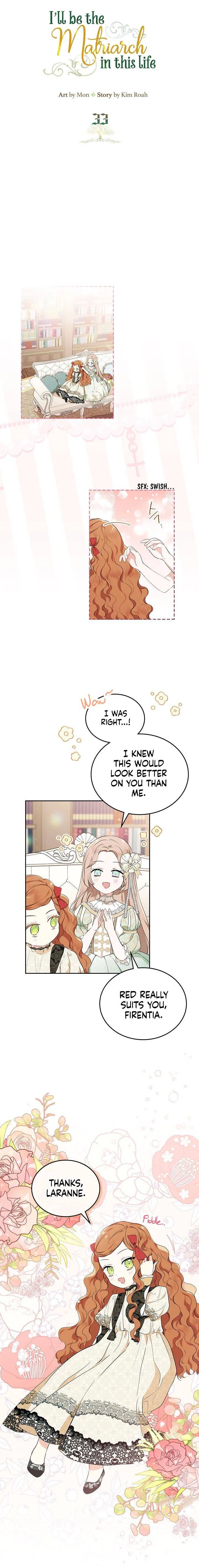 I’ll Be the Matriarch in This Life - Chapter 33 Page 1