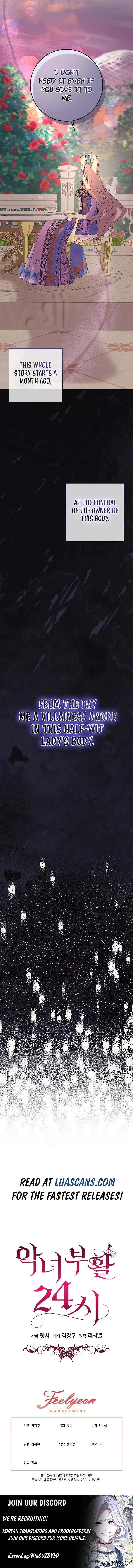 24 Hours Resurrection of the Villainess - Chapter 1 Page 14