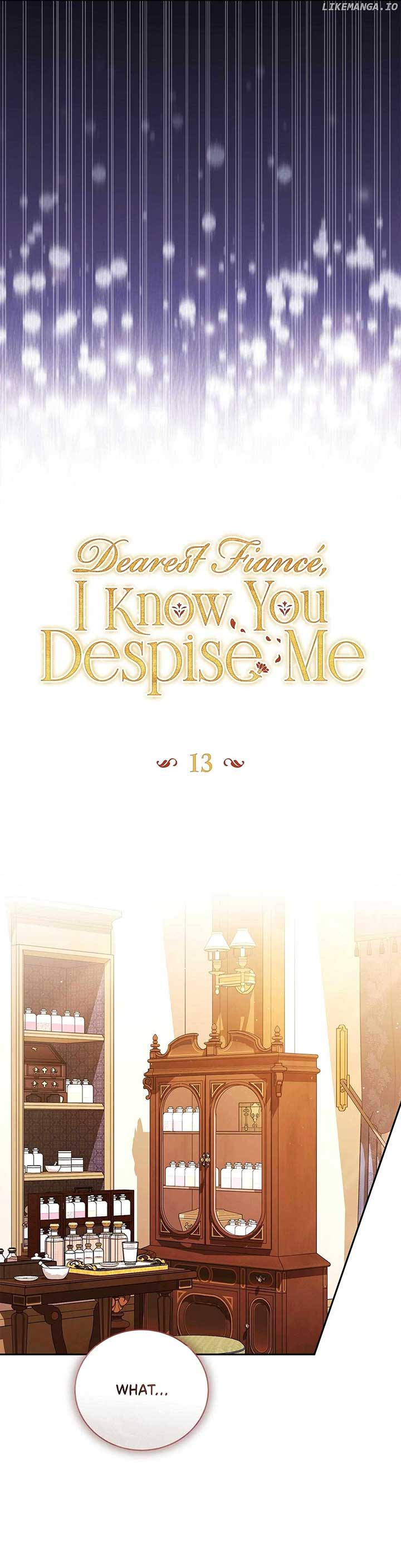 Dearest Fiancé, I Know You Despise Me [Official] - Chapter 13 Page 7