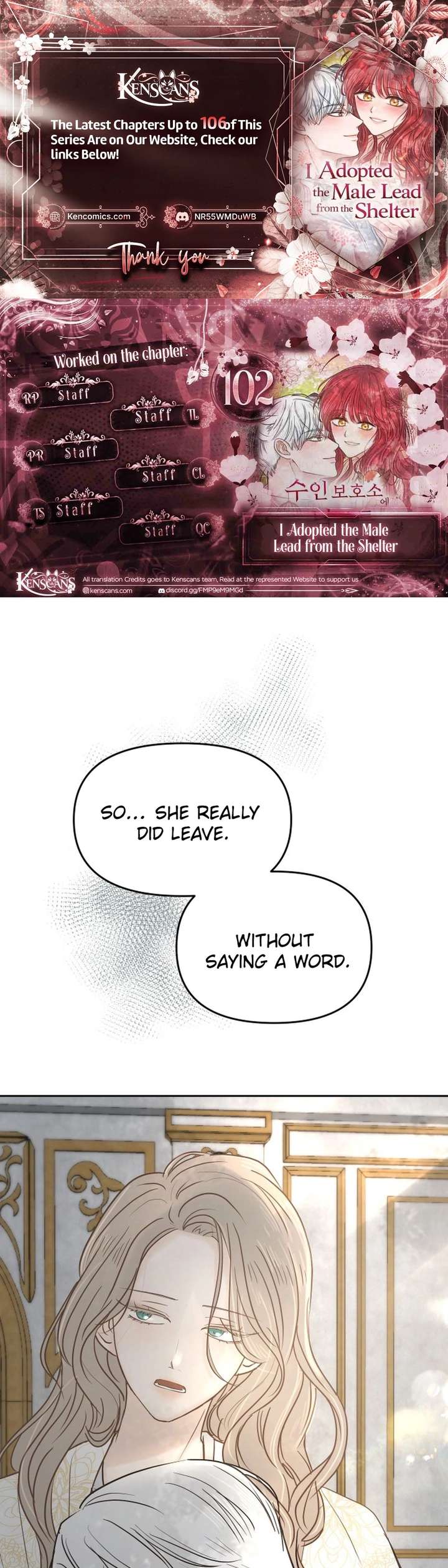 I Adopted a Male Lead From a Prison Shelter - Chapter 102 Page 1