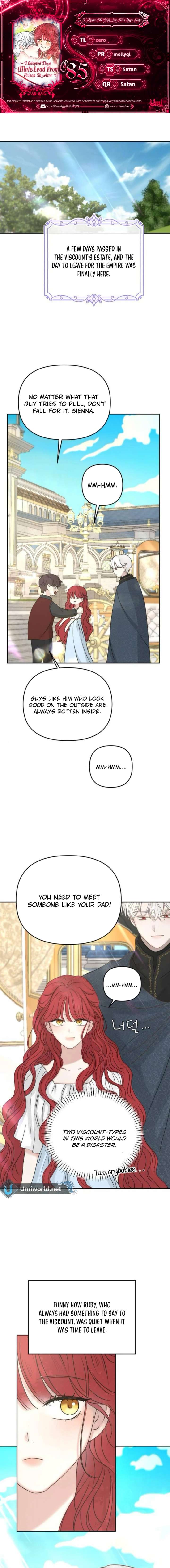 I Adopted a Male Lead From a Prison Shelter - Chapter 85 Page 1