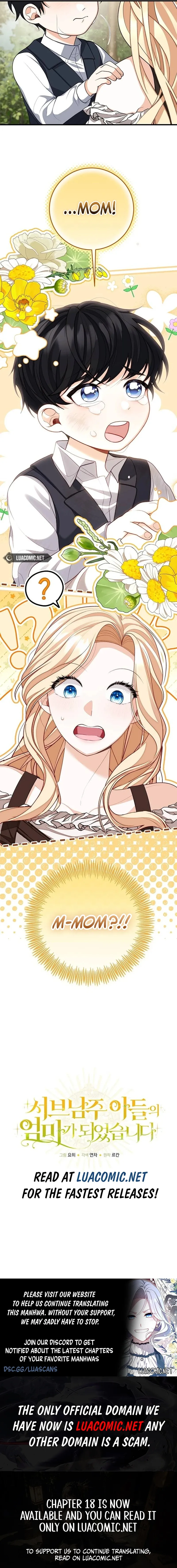 I Became the Mother of the Supporting Male Lead’s Son - Chapter 1 Page 14