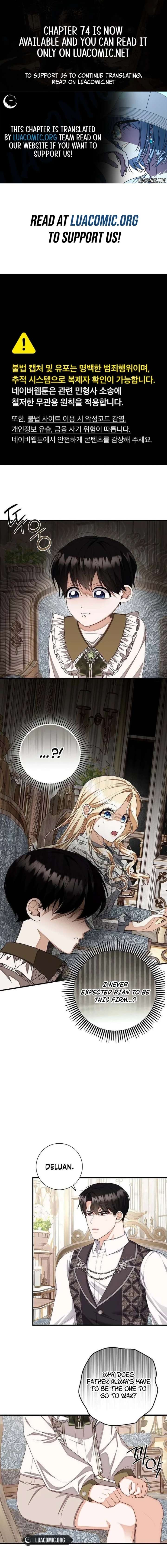 I Became the Mother of the Supporting Male Lead’s Son - Chapter 69 Page 1