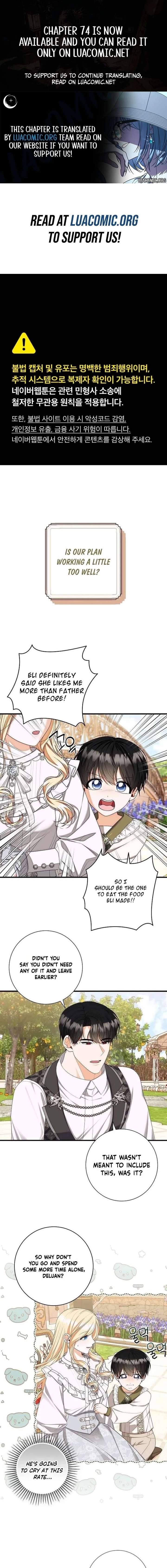 I Became the Mother of the Supporting Male Lead’s Son - Chapter 70 Page 1