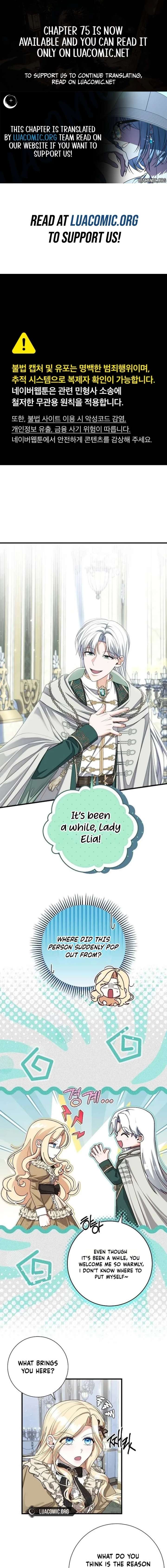 I Became the Mother of the Supporting Male Lead’s Son - Chapter 72 Page 1