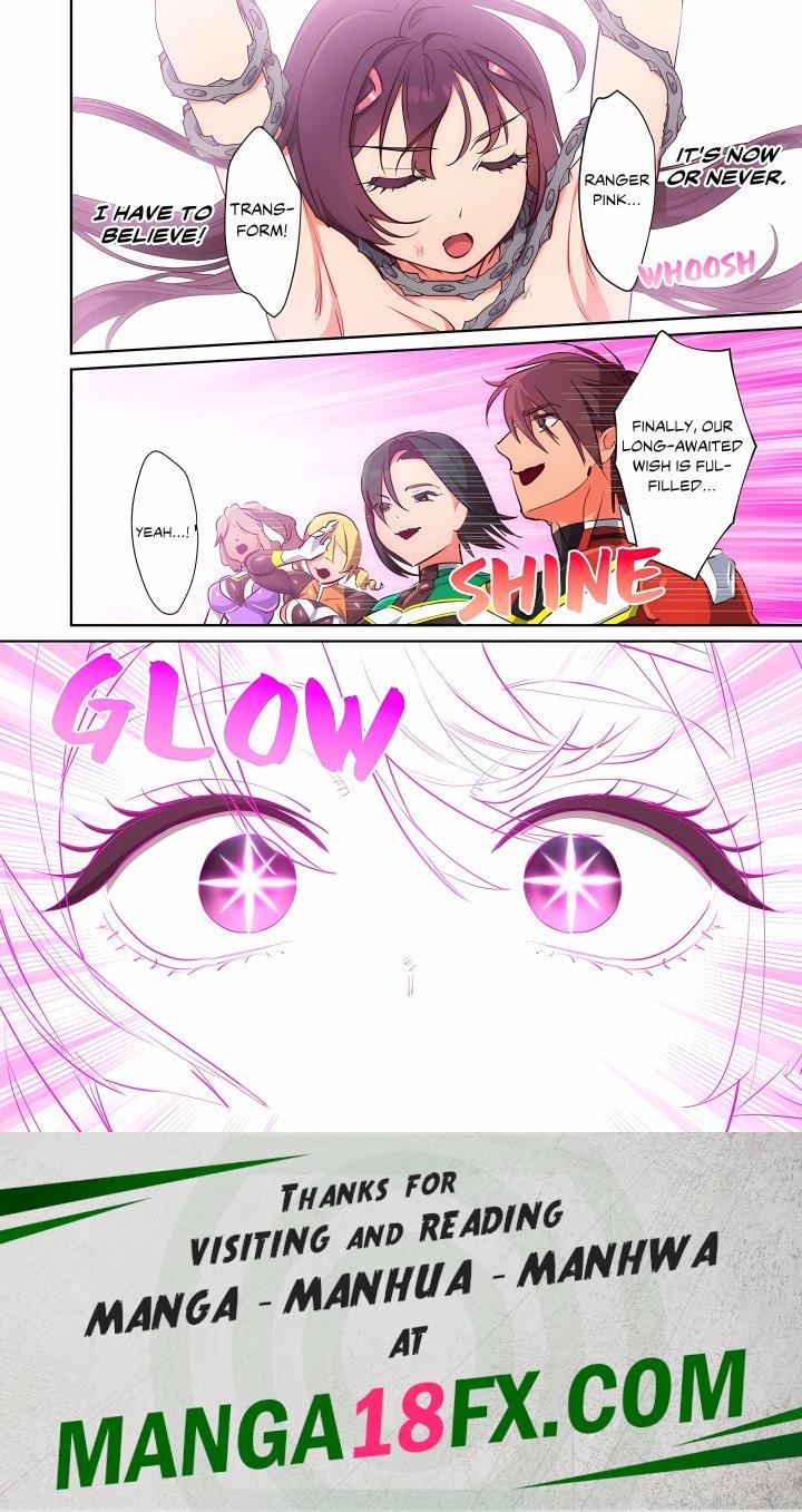 Pitiful Ranger Pink: I’m Such a Disgrace, but It Feels So Good! (Uncensored) - Chapter 21 Page 24