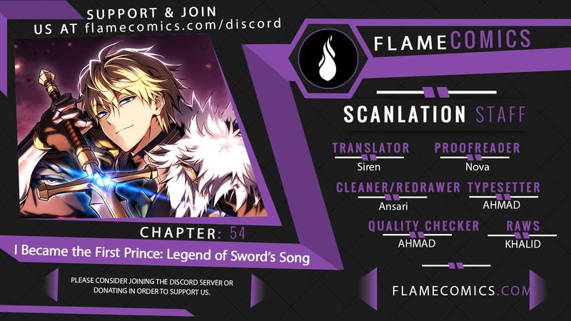 I Became the First Prince: Legend of Sword’s Song - Chapter 54 Page 1