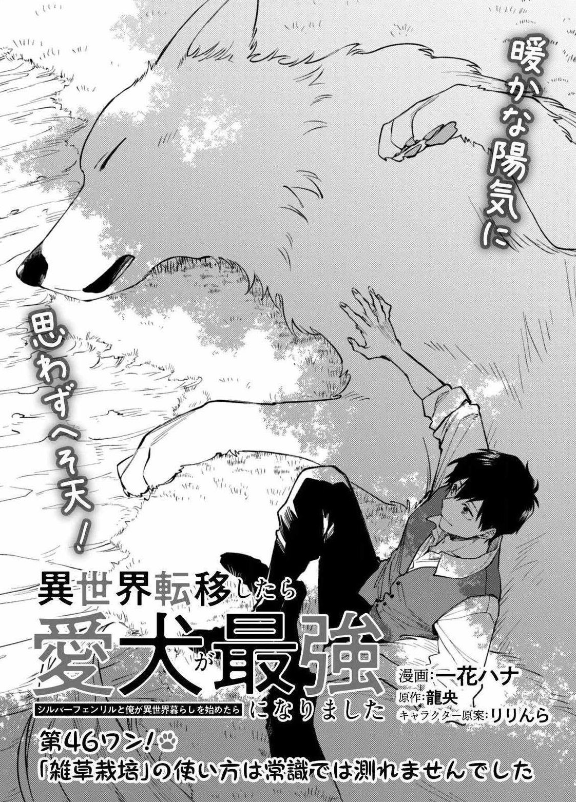 When I moved to another world, my dog became the strongest ~ When Silver Fenrir and I started living in another world ~ - Chapter 46 Page 1