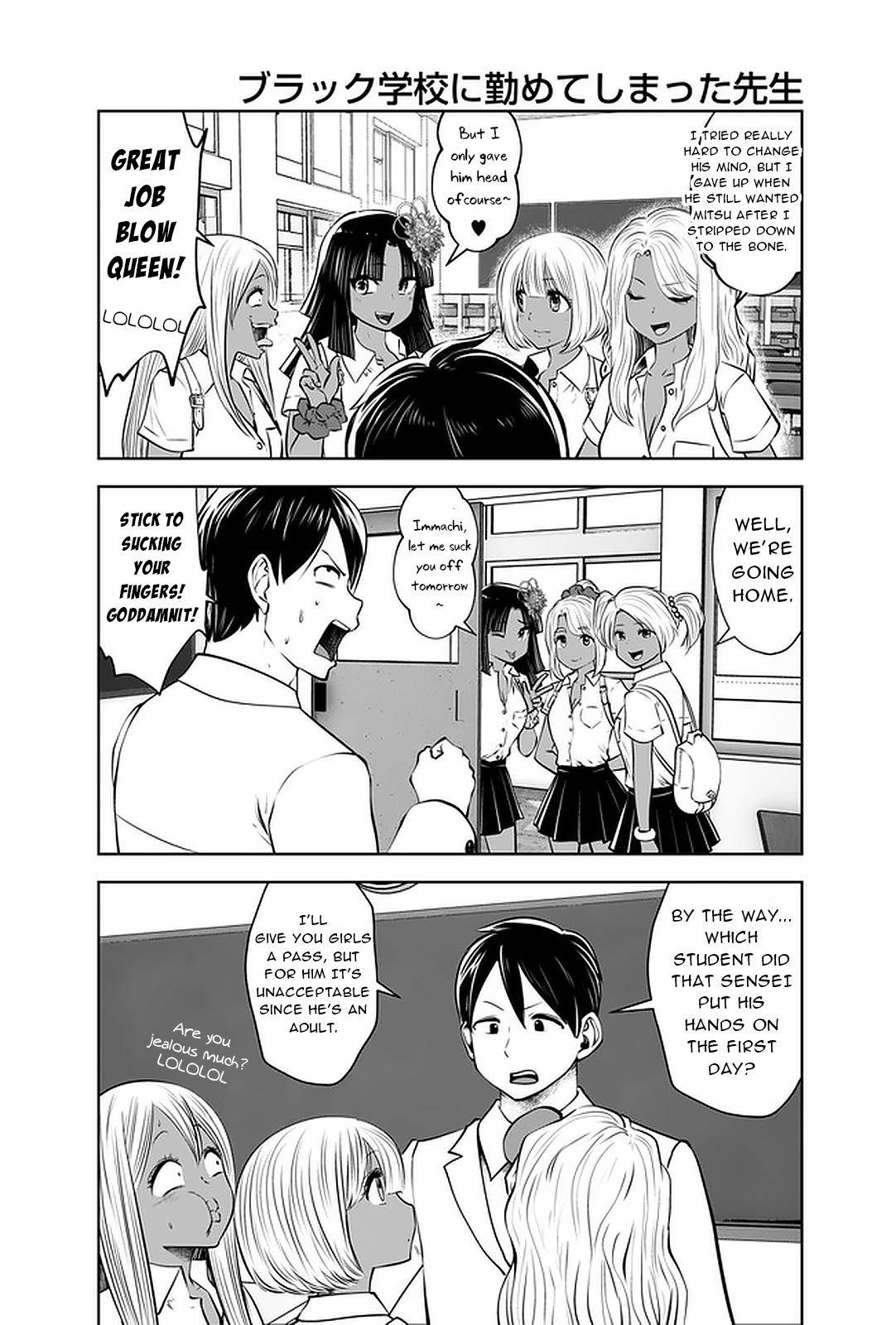 Black Gakkou ni Tsutometeshimatta Sensei - Chapter 24 Page 14