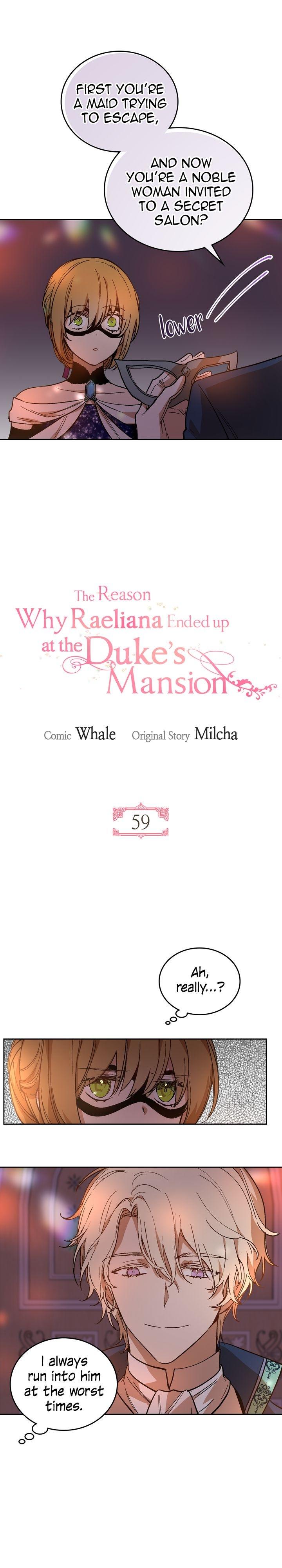The Reason Why Raeliana Ended up at the Duke's Mansion - Chapter 59 Page 1