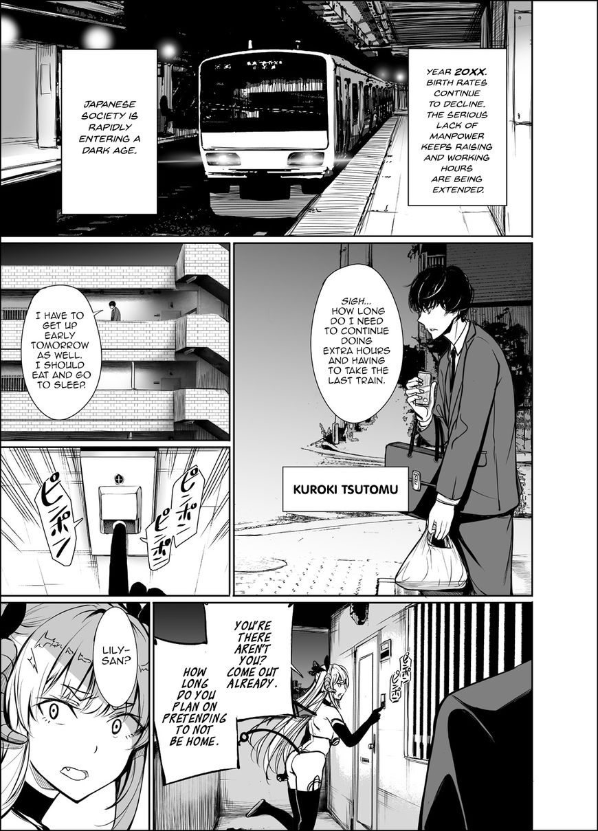Shachiku Succubus no Hanashi - Chapter 2 Page 1