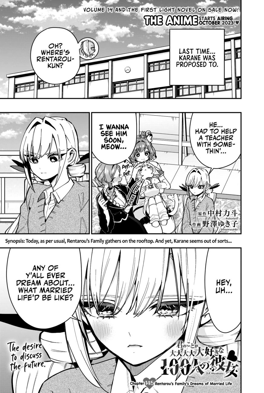 The 100 Girlfriends Who Really, Really, Really, Really, Really Love You - Chapter 145 Page 2