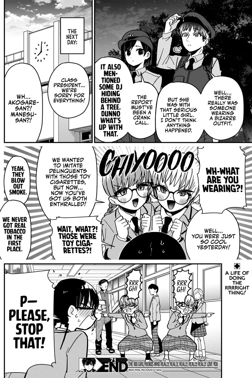 The 100 Girlfriends Who Really, Really, Really, Really, Really Love You - Chapter 71 Page 21