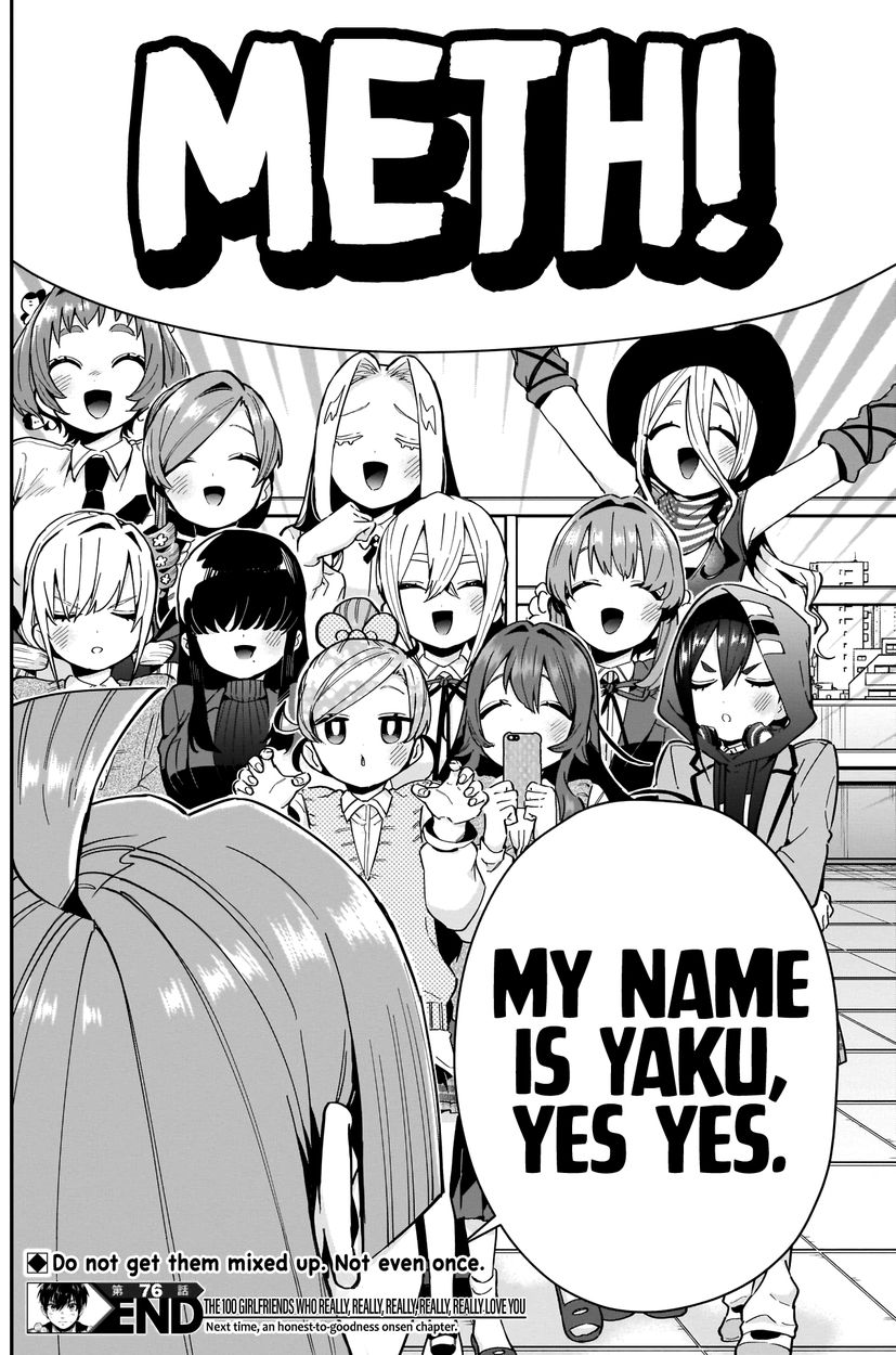 The 100 Girlfriends Who Really, Really, Really, Really, Really Love You - Chapter 76 Page 22