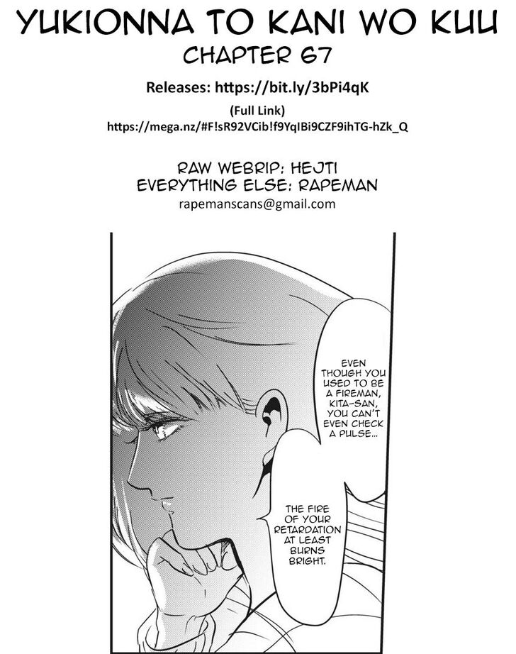 Yukionna to Kani wo Kuu - Chapter 67 Page 18