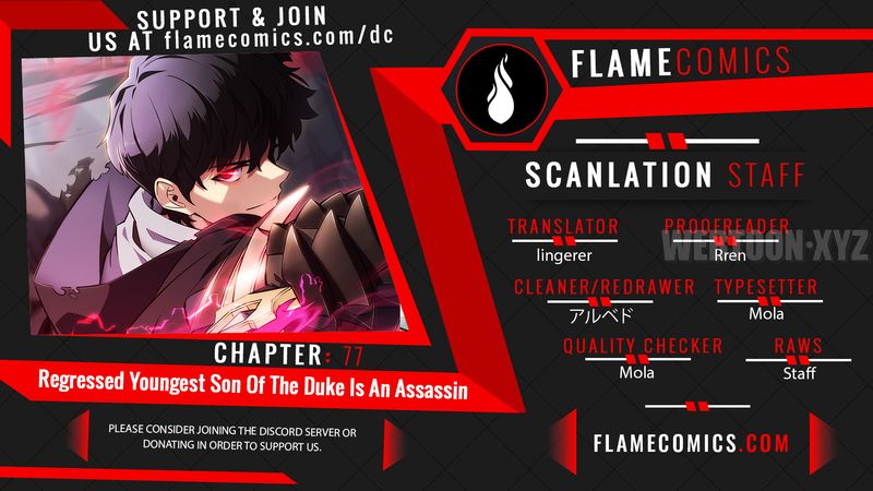 The Regressed Son of a Duke is an Assassin - Chapter 77 Page 1