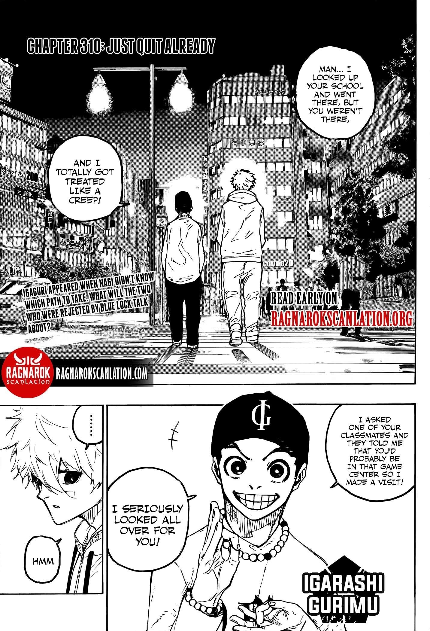 Blue Lock - Chapter 310 Page 1