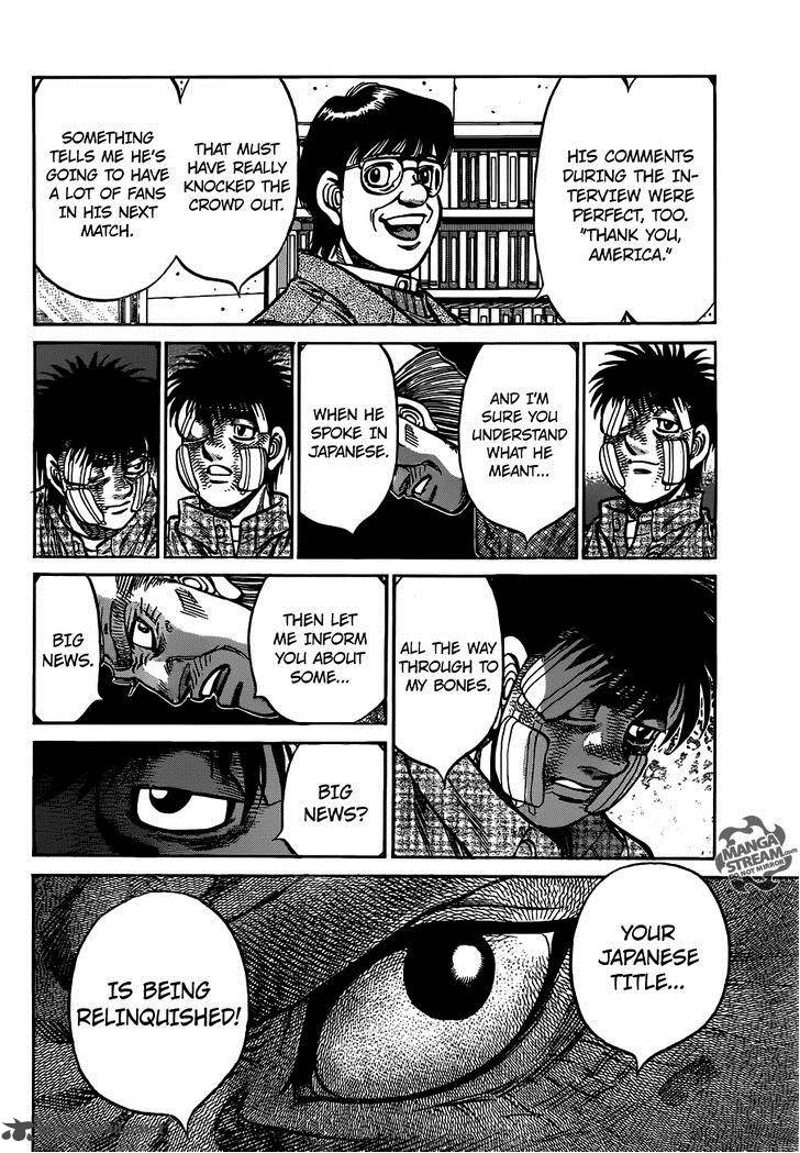 Hajime no Ippo - Chapter 1009 Page 14