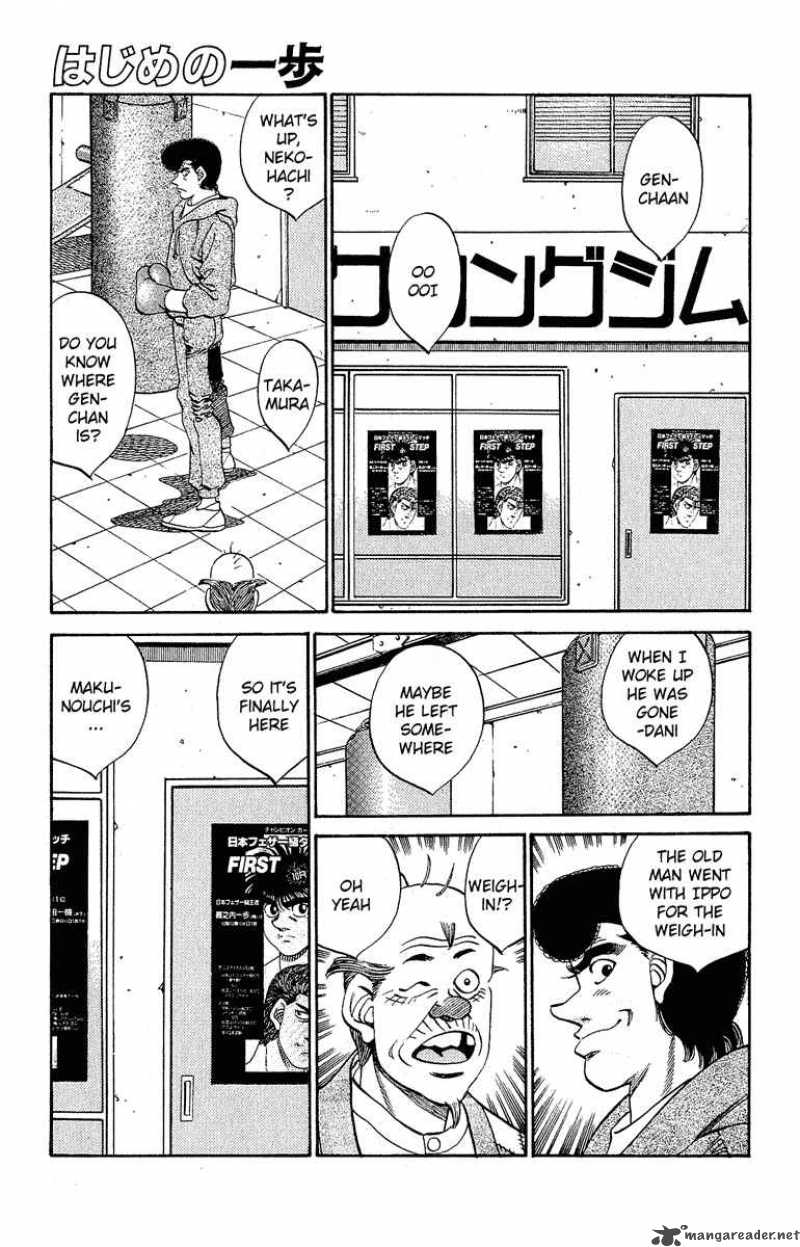 Hajime no Ippo - Chapter 299 Page 1